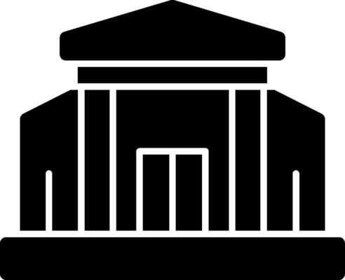 Museum Solid Multi Gradient Icon