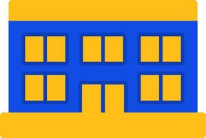 Gym Flat Two color Icon vector