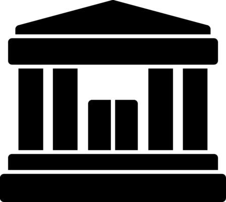 Bank Solid Multi Gradient Icon