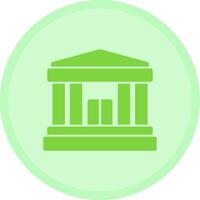 Bank Multicolor Circle Icon vector