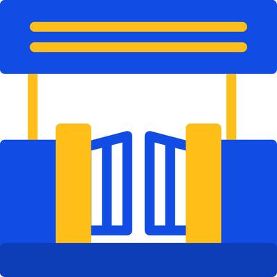 Zoo Flat Two color Icon