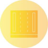 Highway Gradient Circle Icon vector