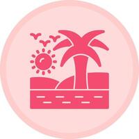 Oasis Multicolor Circle Icon vector