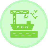 Port Multicolor Circle Icon vector
