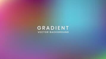 Abstract gradient vector background vibrant colors