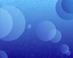 blue background with circles and dots abstract gradient color design, vector