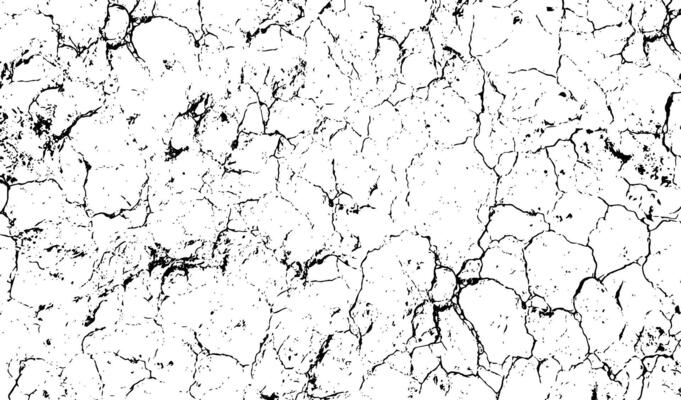 Vintage black and white a cracked wall, a black and white vector of a cracked wall, cracked grunge texture background, a black and white vector of cracked concrete grunge effect,