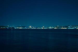 Cityscape of Istanbul background photo