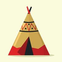 Teepee icon isolated vector illustration