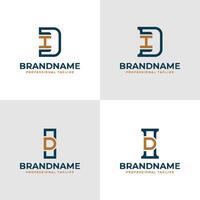 Elegant Letters DI and ID Monogram Logo, suitable for business with ID or DI initials vector