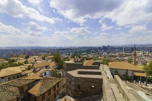 Ankara Castle and Cityscape of Ankara. Capital city of Turkey photo