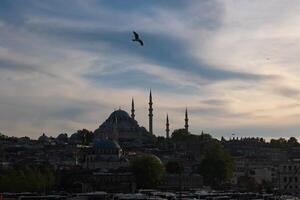 Suleymaniye Mosque. Mosques in Istanbul. Islamic background photo