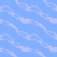 Abstract bubble seamless repeat pattern vector