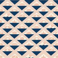 Geo oriental seamless repeat pattern vector