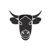 cow head icon vector vector