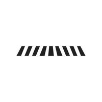 zebra crossing icon vector