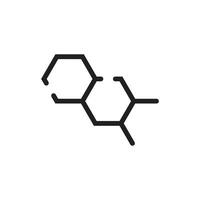 Chemical Compound Icon vector