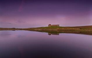 Bamburgh old Castle in Northumberland photo