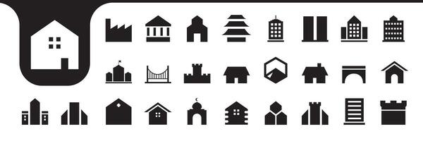 building flat minimal icon logo design vector