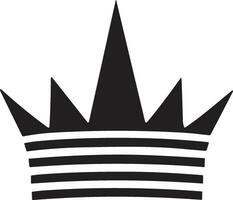 crown logo in modern minimal style vector