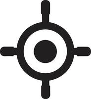 security camera logo in modern minimal vector
