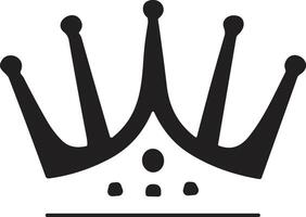 crown logo in modern minimal style vector