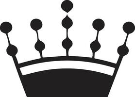 crown logo in modern minimal style vector