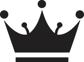 crown logo in modern minimal style vector