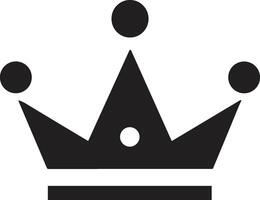 crown logo in modern minimal style vector