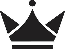 crown logo in modern minimal style vector