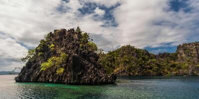 hermosa paisaje de palawan, Filipinas foto