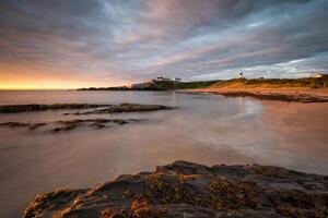 Bamburgh old Castle in Northumberland photo