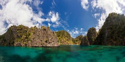 hermosa paisaje de palawan, Filipinas foto