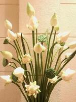 Elegant White Folwer Arrangement in the Vase photo
