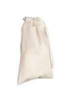 textil bolso Bosquejo. natural eco tela lino bolsa. algodón lona paquete aislado en blanco foto
