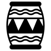 Dhol Icons for web, app, infographic, etc vector
