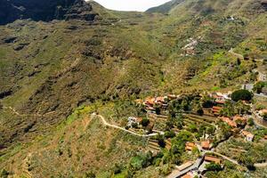 Mask village in Spain, popular tourist destination Mask village of Tenerife photo