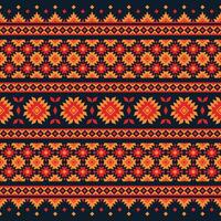 Geometric ethnic oriental seamless pattern. Tribal Aztec Navajo Native American style. Ethnic ornament vector illustration. Design textile, fabric, clothing, carpet, ikat, batik, background, wrapping.