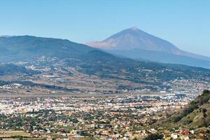 View of the Teide volcano on the island of Tenerife. Canary Islands, Spain photo