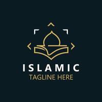 Islamic Mosque Logo design, template Islamic, Islamic Day Ramadan vector creative idea