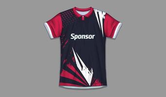 Soccer jersey design for sublimation, sport t shirt design vector