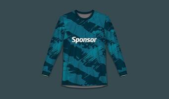 Long sleeve t-shirt design template, racing sport motorcycle jersey , shirt design vector