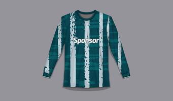 Sports shirt design ready to print Football shirt for sublimation vector