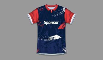 Soccer jersey design for sublimation, sport t shirt design vector