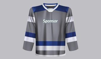 Realistic Hockey jersey design vector