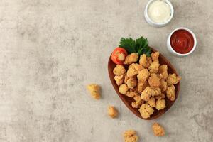 Homemade Crispy Popcorn Chicken photo