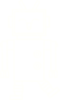 robot krijt tekening png