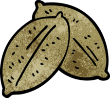 hoja de garabato de dibujos animados png