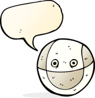 cartoon ball with speech bubble png