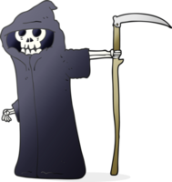 hand drawn cartoon death png